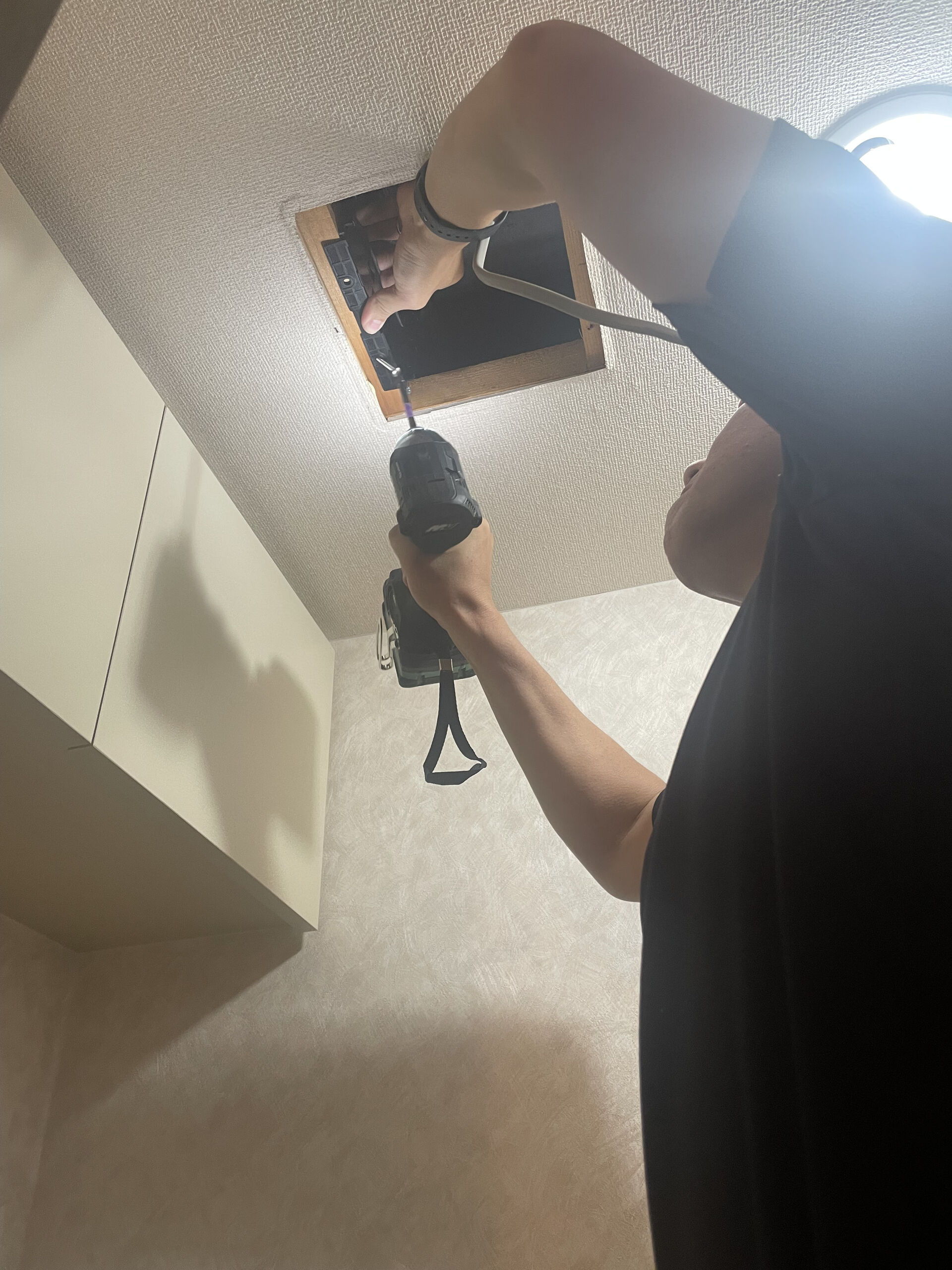 画像1456：福島市｜マンションのトイレ・浴室換気扇交換工事